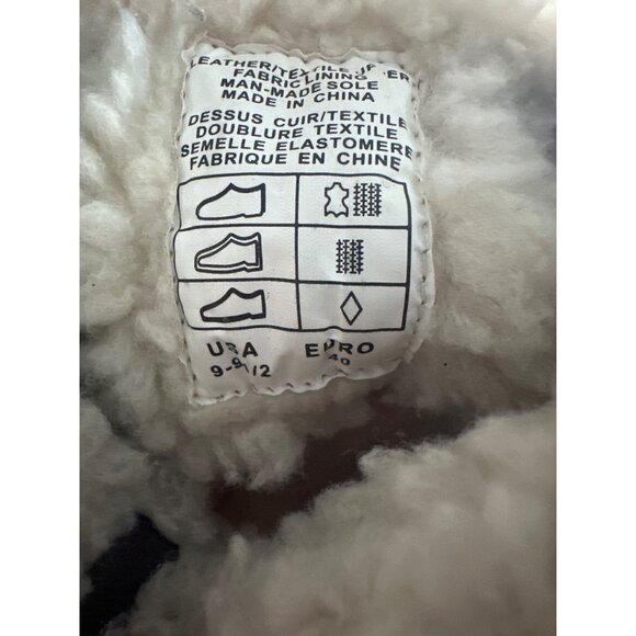 Pajar Canada Après-Ski Boots Brown Leather Suede Faux-Fur Lining Side Zip 9 - Picture 9 of 11